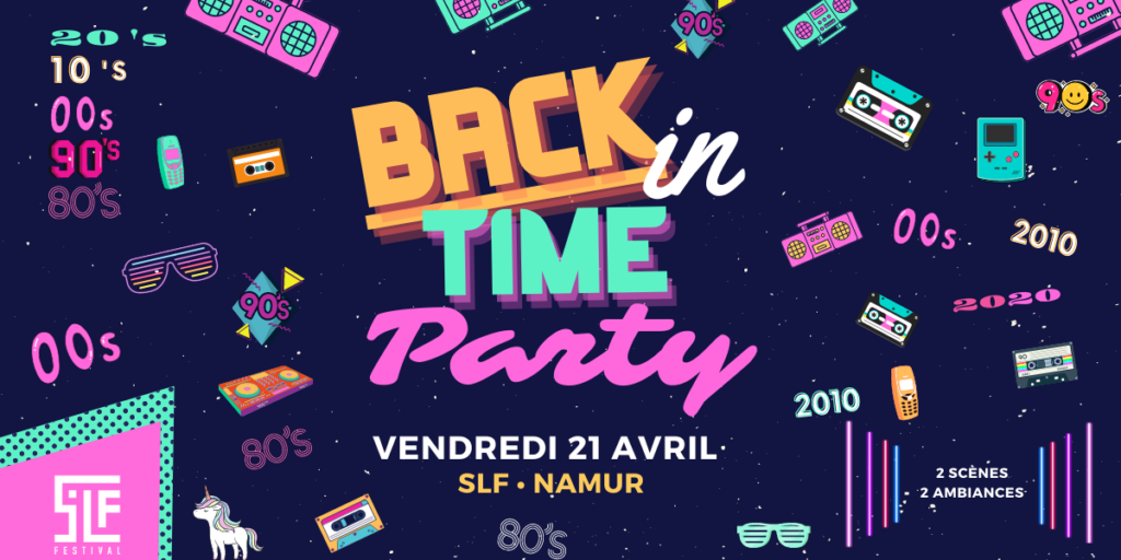 BACK IN TIME NAMUR Soirée dans la cour de St-Louis Namur 21 avril 2023
